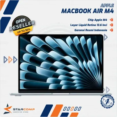 NOTEBOOK APPLE MACBOOK AIR 13 M4 10C GPU 24/512 (MC6C4ID/A)