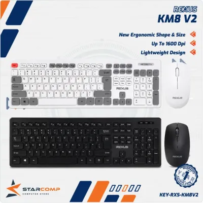 KEY+MOUSE WIRELESS REXUS KM8 V2