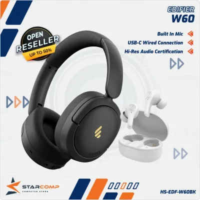 HEADSET EDIFIER W60 + TWS X5 LITE WH + CASE WH950NB