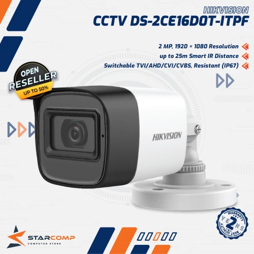 HIKVISION DS-2CE16D0T-ITPF 2MP