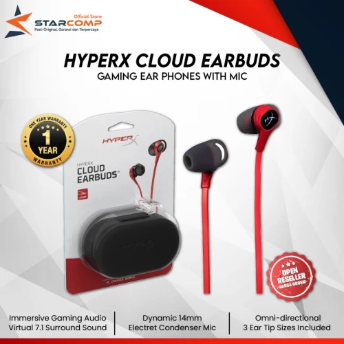 HYPERX CLOUD EARBUDS GAMING