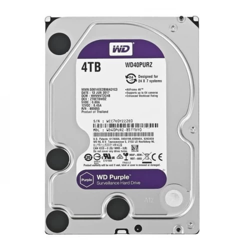 WD PURPLE 4TB 3.5"