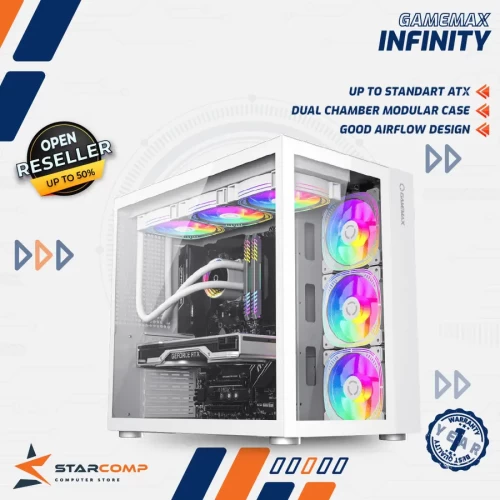 GAMEMAX INFINITY ATX DUAL CHAMBER
