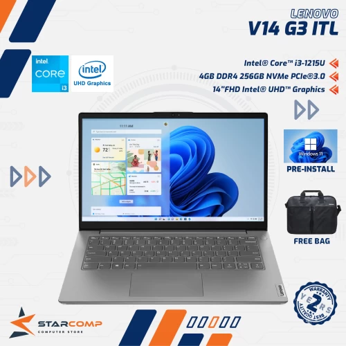 LENOVO V14 G3 ITL CORE I3 1215U 8GB 512GB SSD 14" FHD