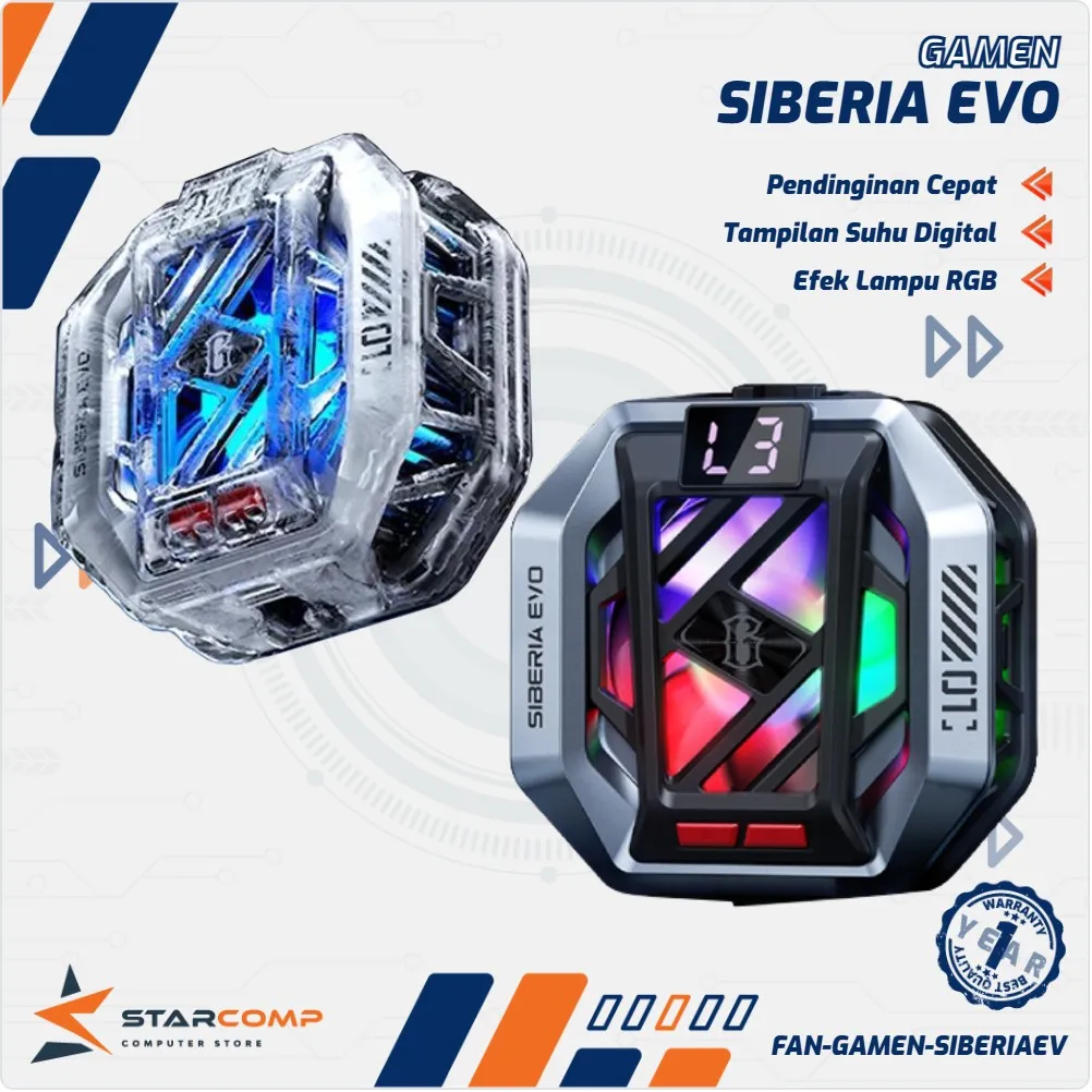 FAN GAMEN COOLER HANDPHONE SIBERIA EVO