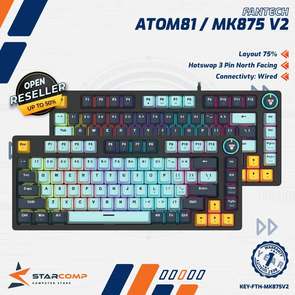 KEY FANTECH MK875V2 ATOM81 NAVI