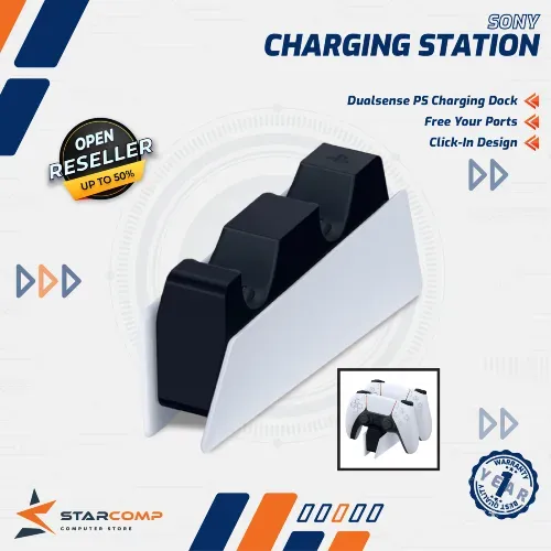 SONY PLAYSTATION 5 DUALSENSE CHARGING STATION DOCK STICK PS5 GARANSI RESMI INDONESIA