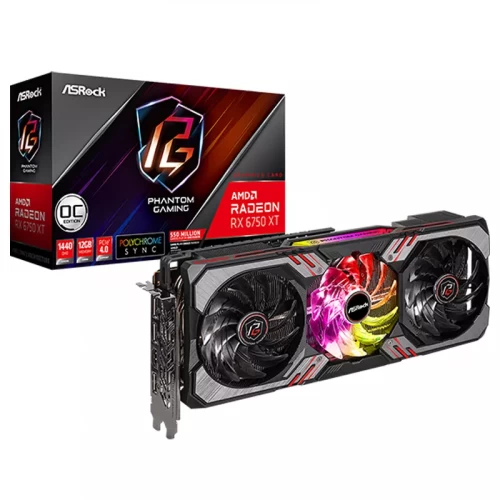 ASROCK RADEON RX 6750 XT PHANTOM GAMING D 12GB OC