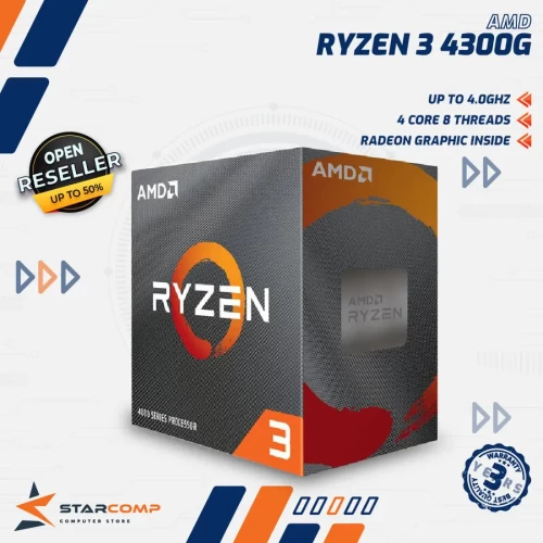 AMD RYZEN 3 4300G BOX
