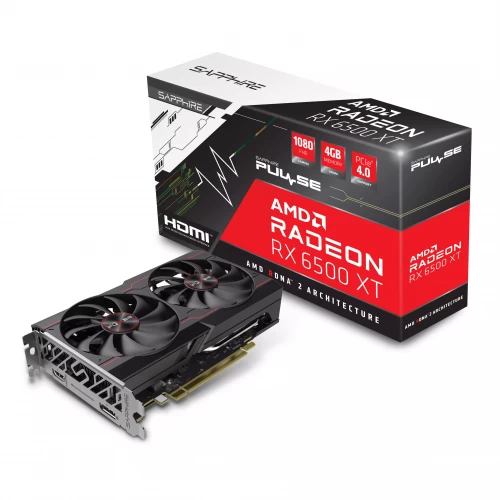 SAPPHIRE PULSE AMD RADEON™️ RX 6500 XT 4GB AMD RDNA™️ 2