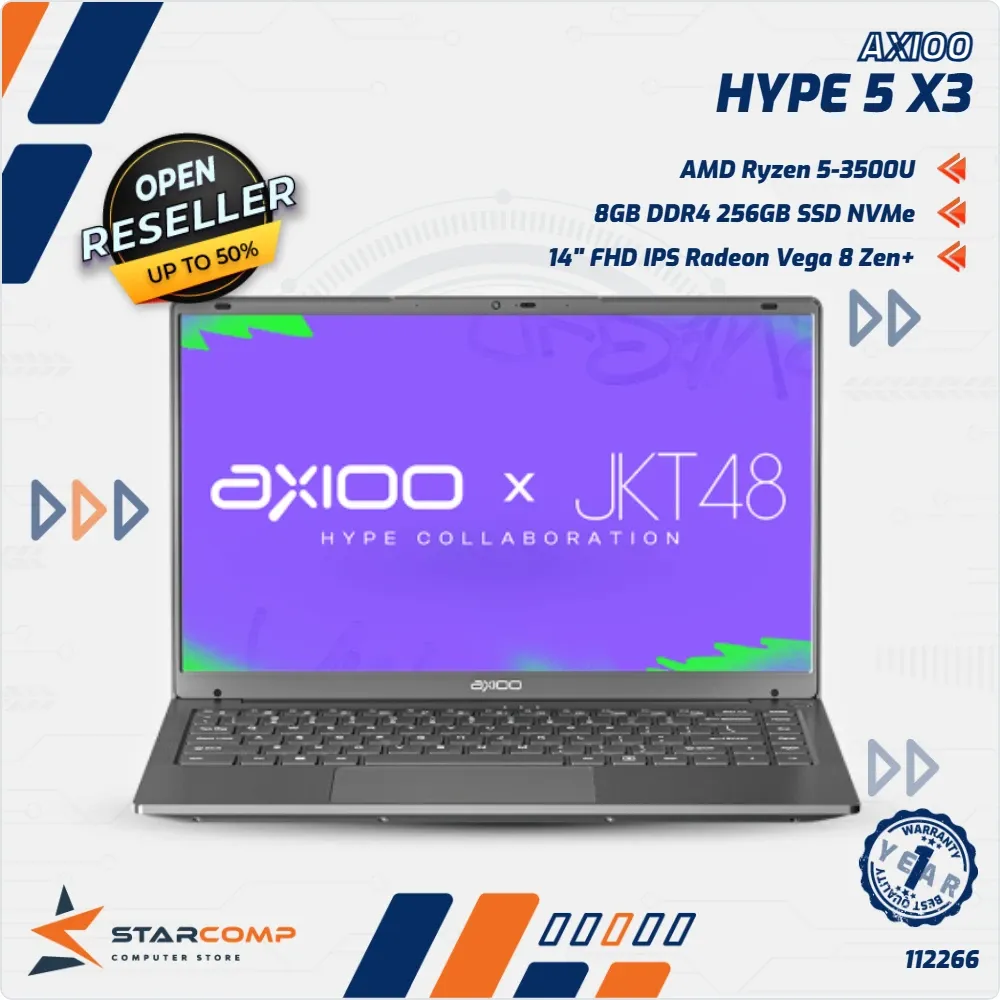 NOTEBOOK AXIOO HYPE5 X3 LOLLIPOP R5-3500U/8/256