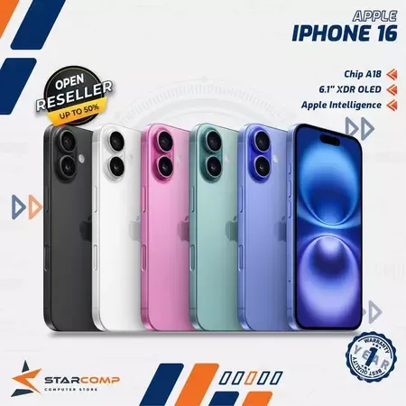 HANDPHONE APPLE IPHONE 16 ULTRAMARINE