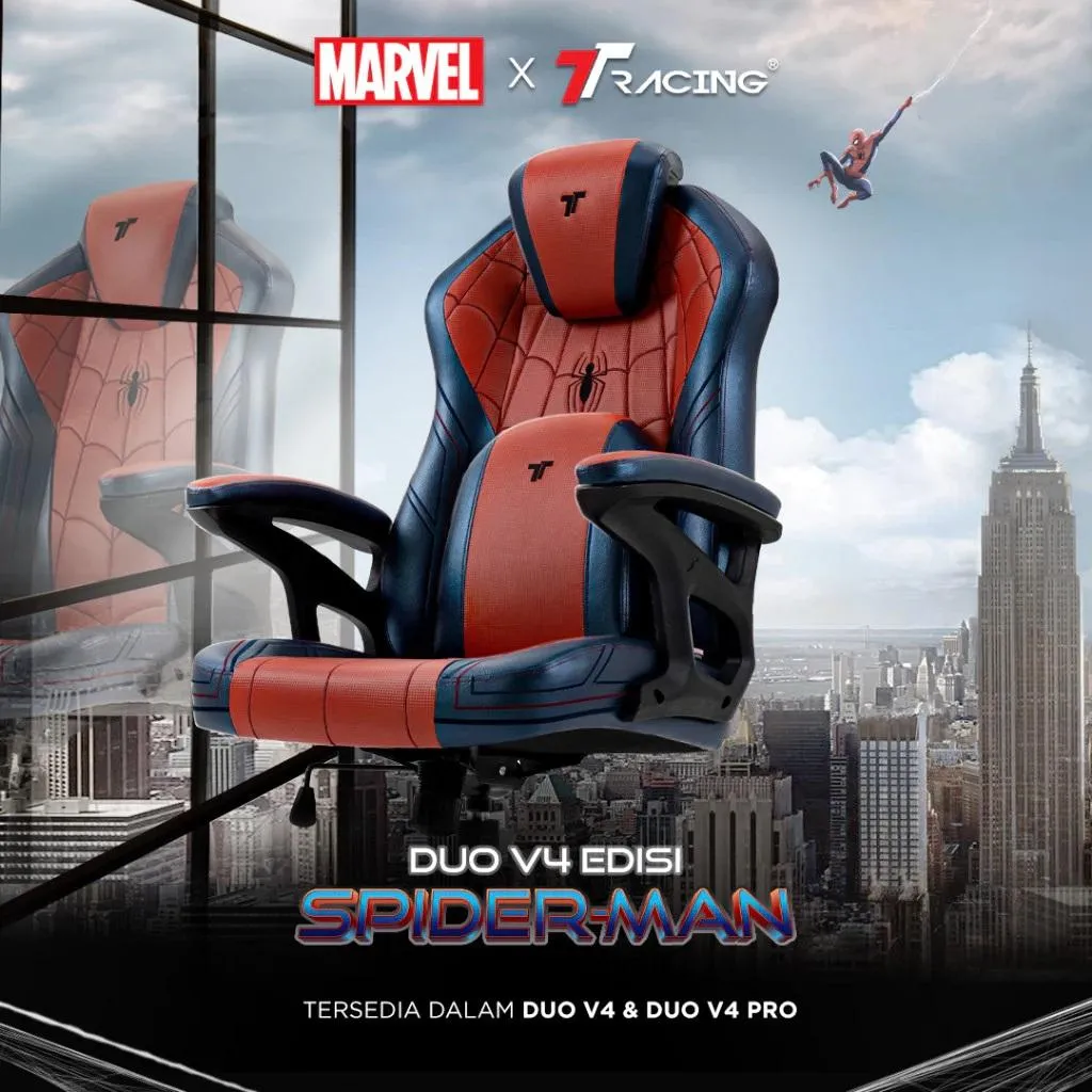 GAMING CHAIR TTRACING DUO V4 PRO SPIDERMAN ED