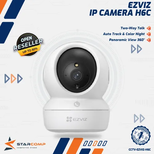 EZVIZ H6C 2K+ 4MP IP CAM WIRELESS 360° CAMERA CCTV WIFI INDOOR