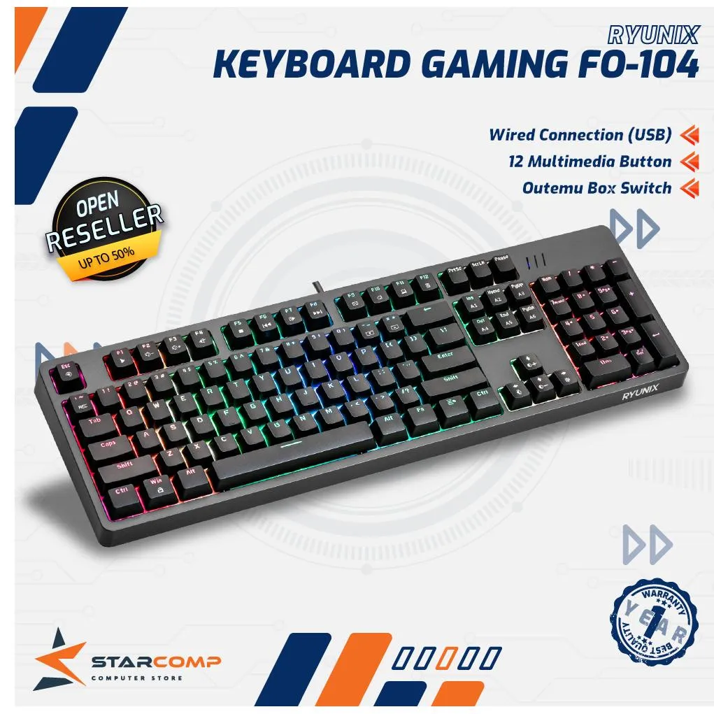 KEY RYUNIX MECHA FULL FO-104 SWITCH