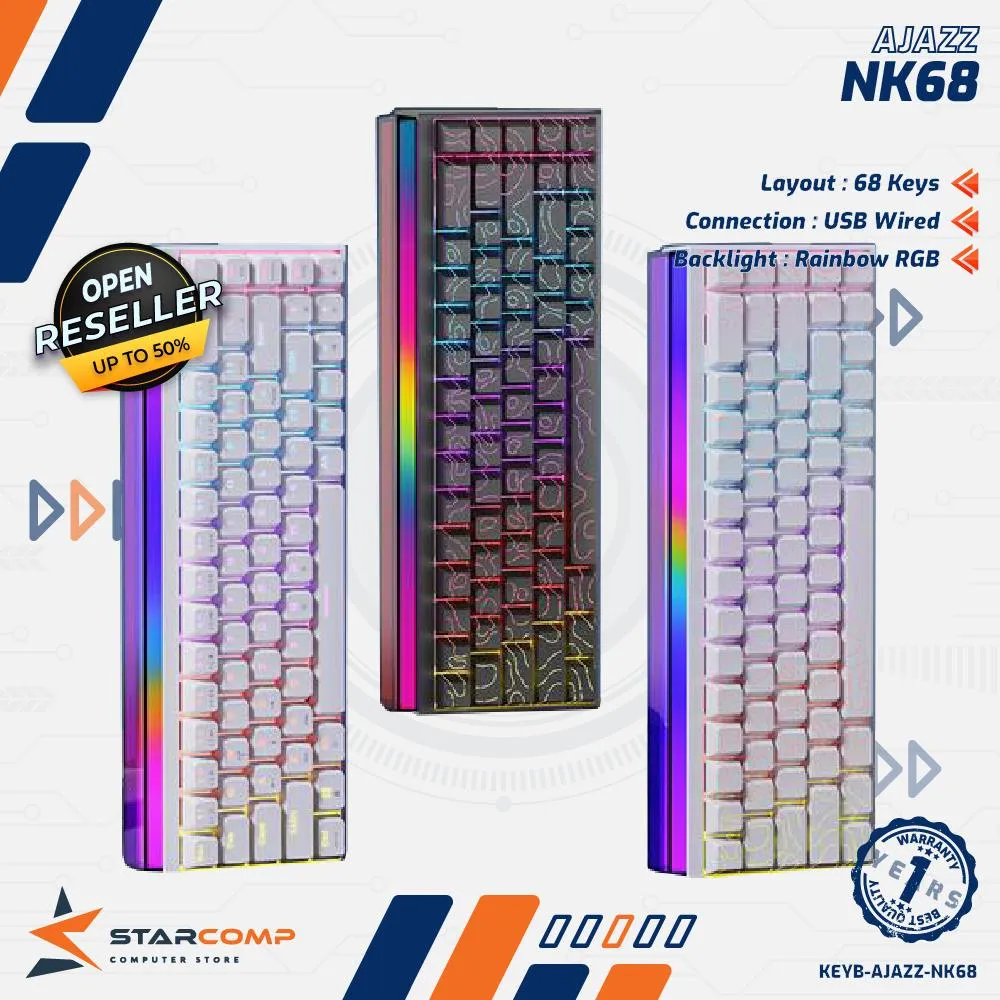 KEY AJAZZ NK68 WIRED CONTOUR LINE