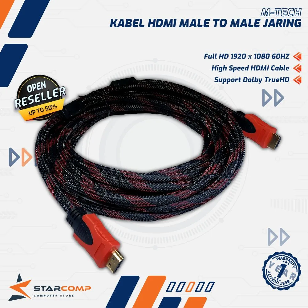 KABEL HDMI JARING M-TECH 5M
