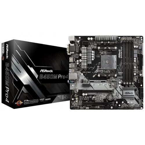 ASROCK B450 PRO4 MAINBOARD