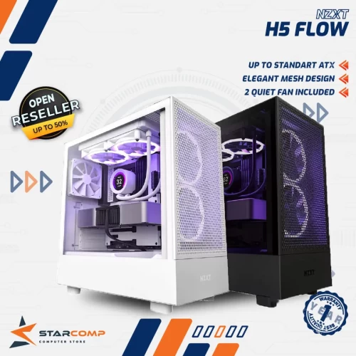 NZXT H5 FLOW COMPACT MID-TOWER
