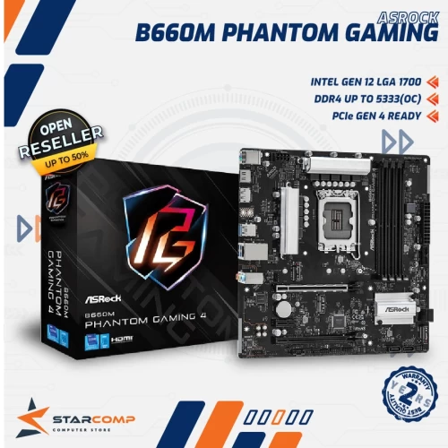 ASROCK B660M PHANTOM GAMING 4