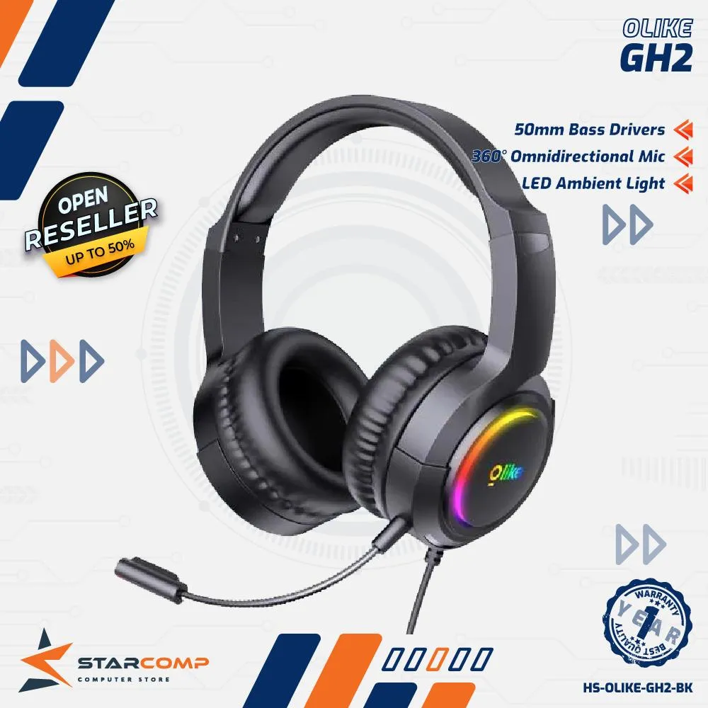 HEADSET OLIKE GH2 GAMING