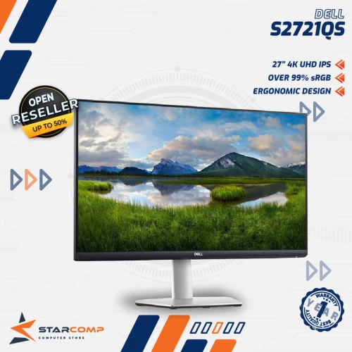 DELL S2721QS 27" IPS 4K HDR SPEAKER
