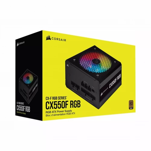 CORSAIR CX550F RGB 550W 80+ BRONZE PSU FULL MODULAR