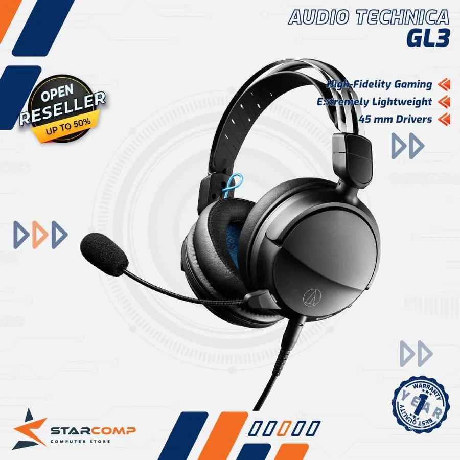 HEADSET AUDIO TECHNICA GL3 ZIN