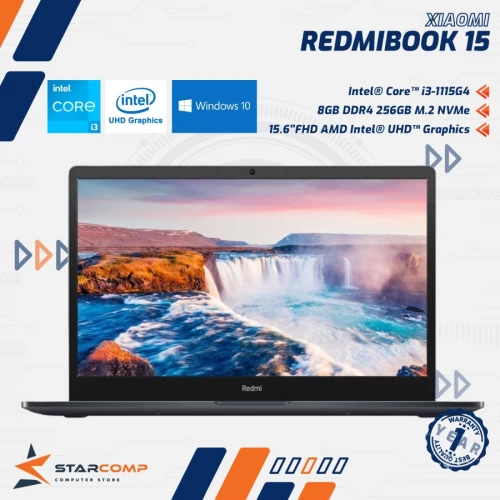 XIAOMI REDMIBOOK 15 | CORE I3-1115G4 8GB 256GB SSD 15.6" FHD