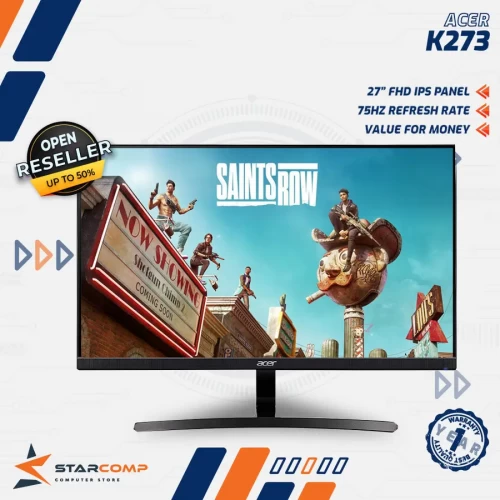 ACER K273 27" FHD 1MS 75HZ IPS FREESYNC