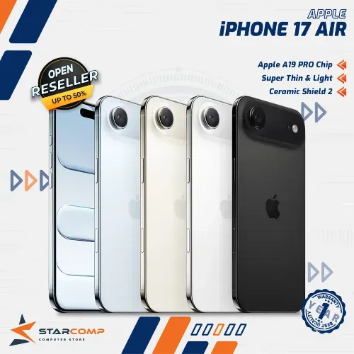 APPLE IPHONE 17 AIR 256GB 512GB 1TB GARANSI RESMI IBOX GDN DIGIMAP