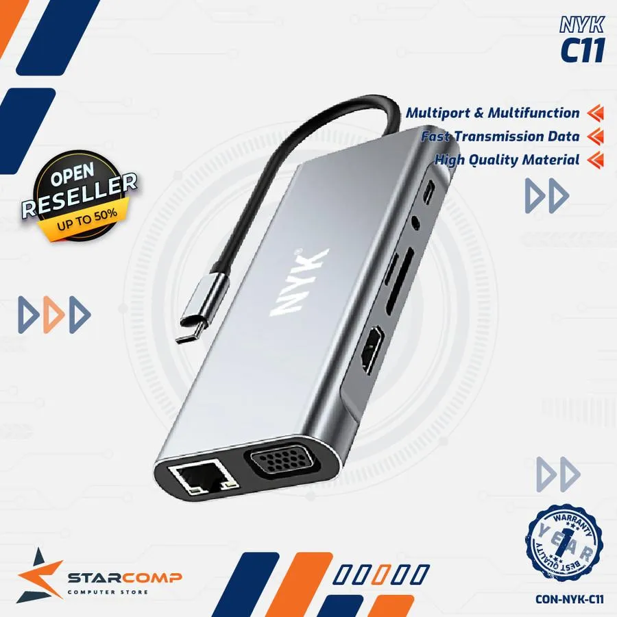 CONVERTER NYK TYPE C TO 11IN1 C11