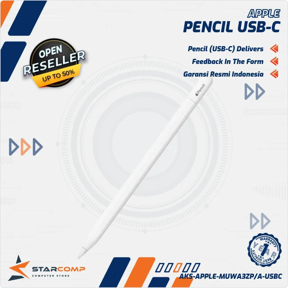 STYLUS APPLE PENCIL MUWA3ZP/A USB-C