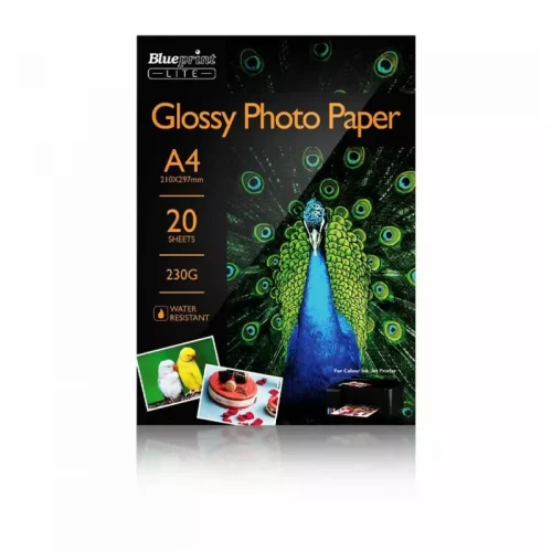 BLUEPRINT GLOSSY PHOTO PAPER A4 LITE 230GSM
