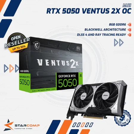 VGA MSI RTX5050 VENTUS 2X 8G OC