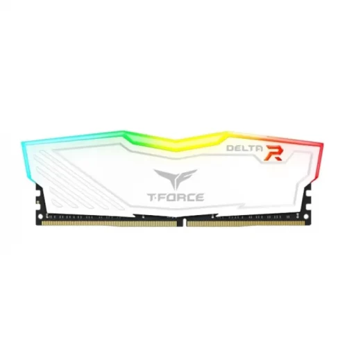 TEAM T-FORCE DELTA RGB 8GB DDR4 3200MHZ WHITE SINGLE