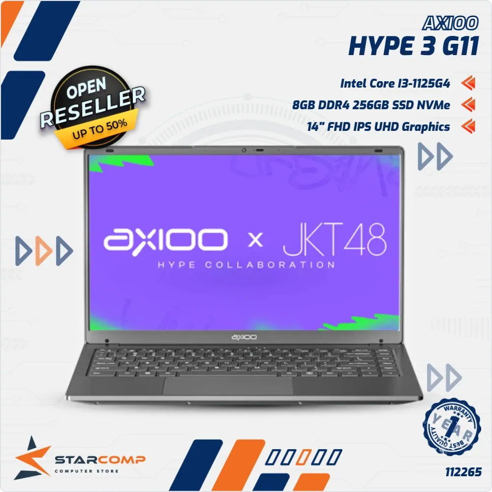 NOTEBOOK AXIOO HYPE 3 G11 I3-1125G4/8/256 WIN