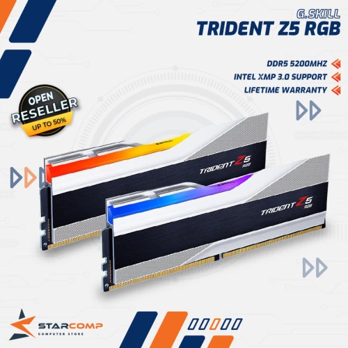 G.SKILL TRIDENT Z5 RGB 32GB DDR5 5200MHZ F5-5200J4040A16GX2-TZ5RS