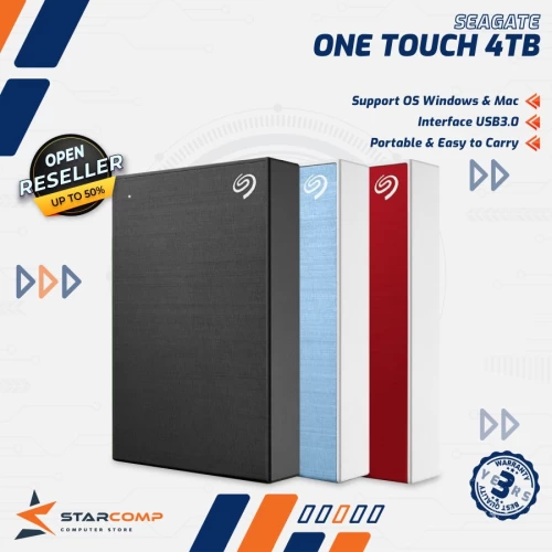 SEAGATE ONE TOUCH 4TB USB3.2