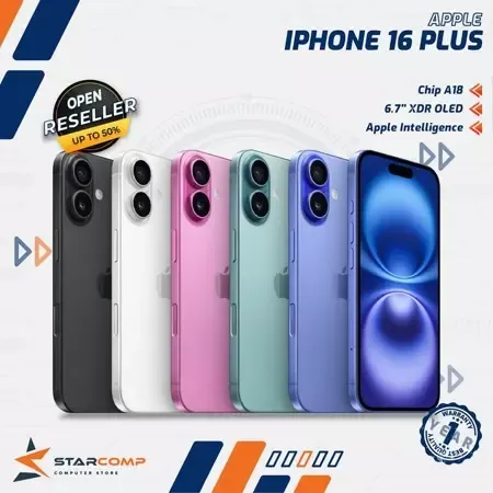HANDPHONE APPLE IPHONE 16 PLUS