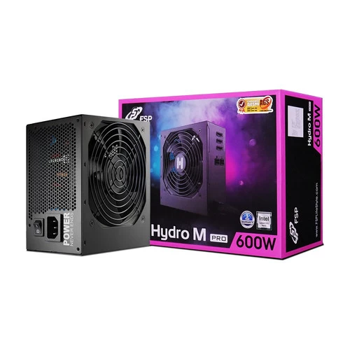 FSP HYDRO M PRO 600W 85+ BRONZE SEMI MODULAS