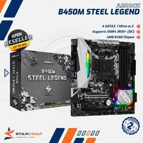 ASROCK B450M STEEL LEGEND AM4