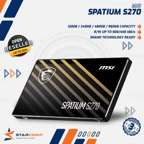 MSI SPATIUM S270 120GB 2.5 INCH SATA III