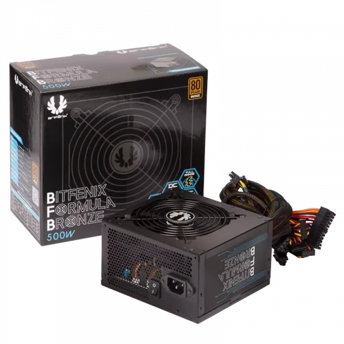 BITFENIX FORMULA 500WATT 80+ BRONZE PSU