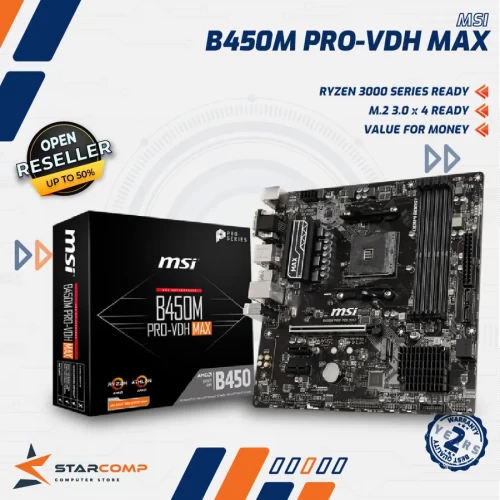 MSI B450M PRO VDH MAX