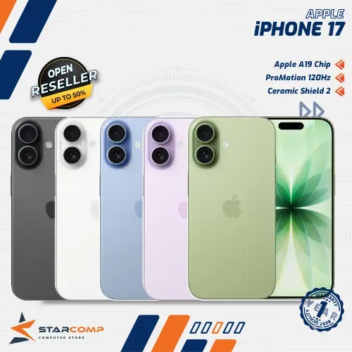 APPLE IPHONE 17 256GB 512GB GARANSI RESMI IBOX GDN DIGIMAP