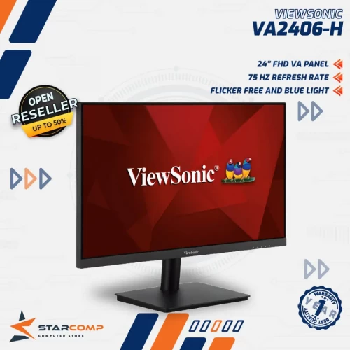 VIEWSONIC VA2406-H 24" VA 1080P VGA HDMI VESA