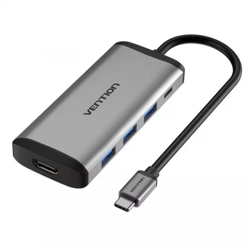 VENTION USB HUB TYPE-C TO USB 3.0 HDMI PD (CNB)