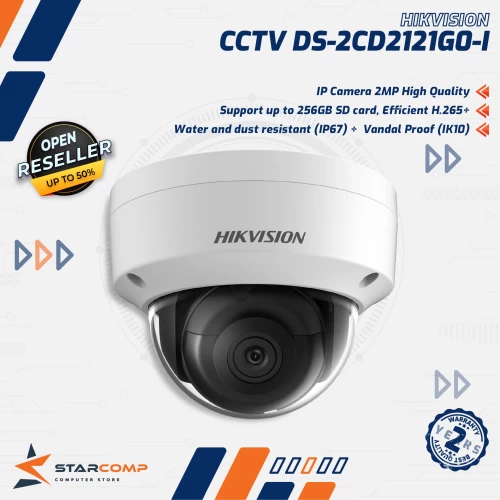 HIKVISION DS-2CD2121G0-I 2MP CMOS INDOOR