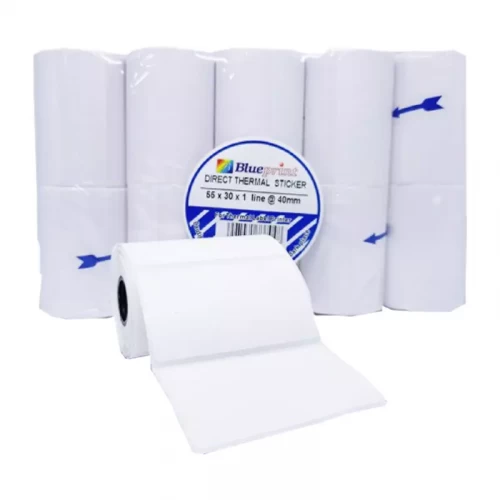 DIRECT THERMAL STICKER BLUEPRINT 55X30 1 LIINE 280PCS